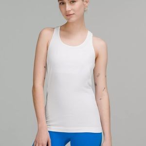 LULULEMON SWIFTY TECH TANK TOP WHITE SIZE 4